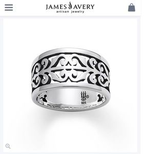 James Avery Open Adorned Ring